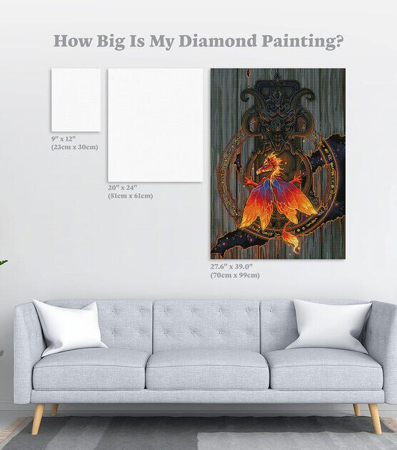 Diamond Art Club 27.5" x 39" The Dragon's Door Painting Kit, , hi-res, image 4