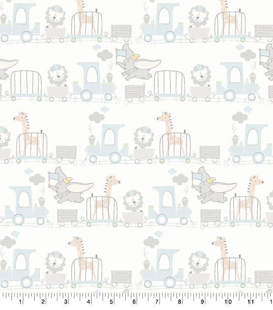Disney Flannel Fabric Baby Dumbo Circus
