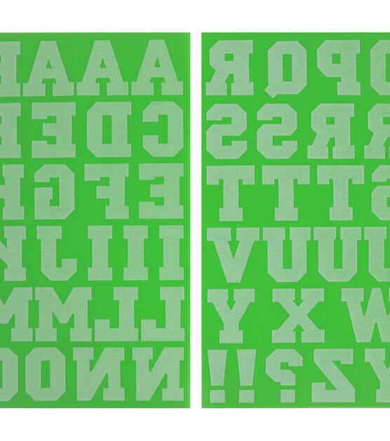 Jolee's  Iron-On Letters 1.5'' Lime, , hi-res, image 2