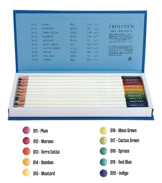 Tombow Irojiten Color Pencil Dictionary, Woodlands 30PK, , hi-res, image 4