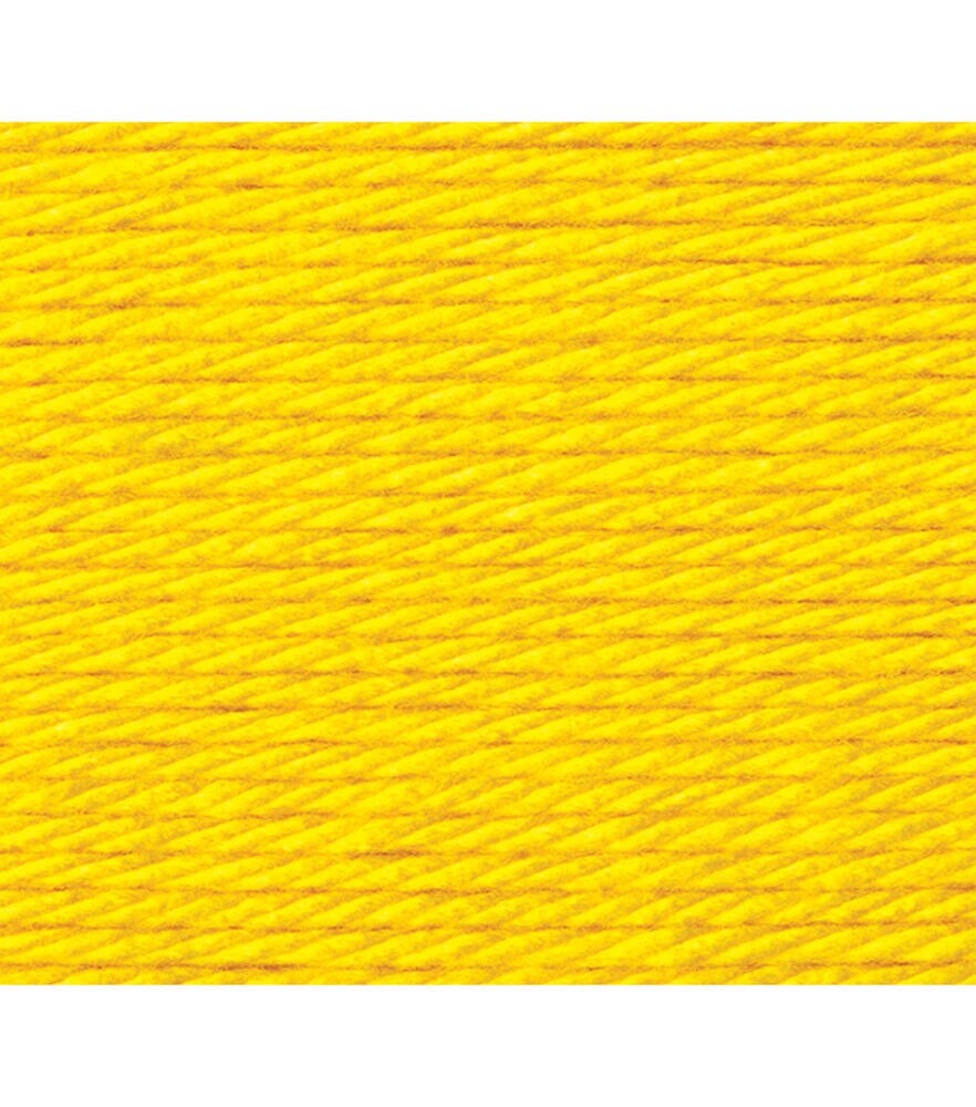 Lion Brand Hometown Super Bulky Acrylic Yarn, Pittsburgh Yellow, swatch, image 13