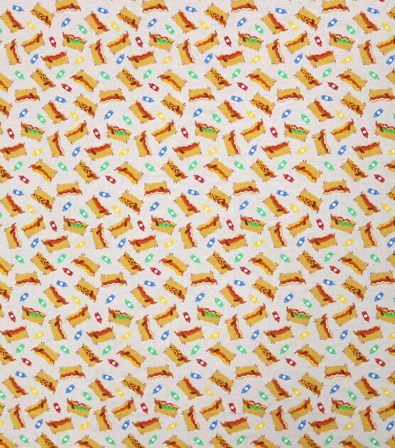 Super Snuggle Flannel Fabric Hot Dogs, , hi-res, image 2
