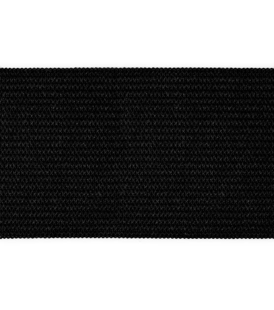 Sewing Elastic Band 1-Inch by 5-Yard Black Colored Double-Side Twill Woven  Elastic