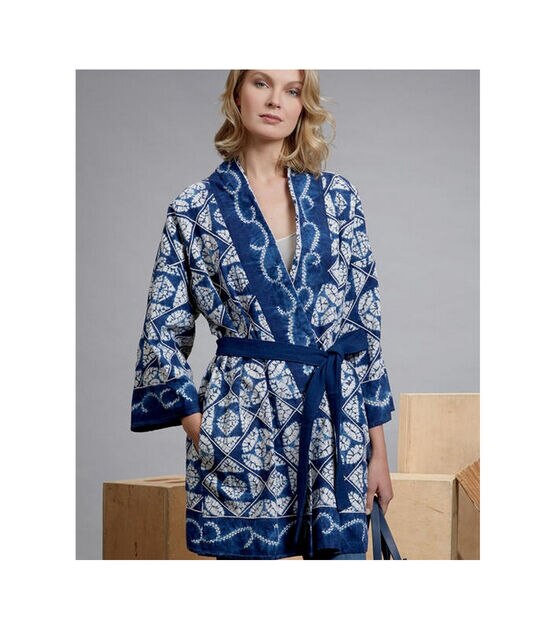 Vogue V1610 Size A to J Misses Kimono & Belts Sewing Pattern, , hi-res, image 3