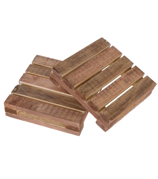 Walnut Hollow 2 pk Mini Wooden Pallet Coasters, , hi-res, image 2