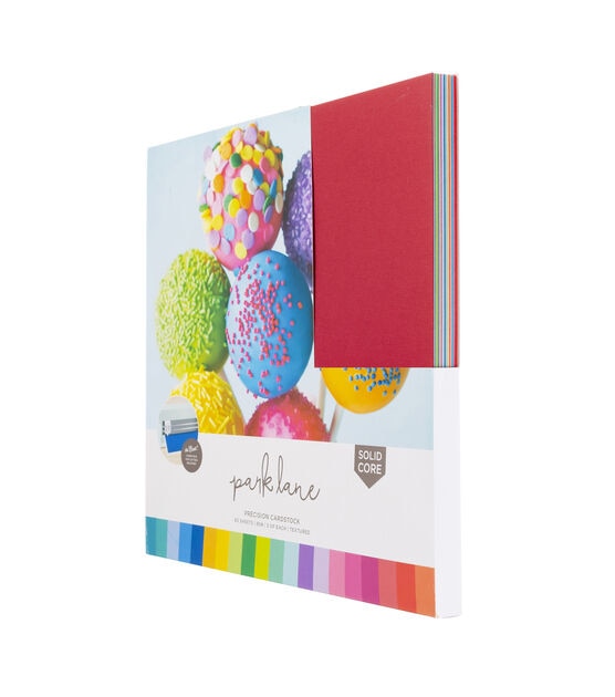 60 Sheet 12" x 12" Bright Precision Cardstock Paper Pack by Park Lane, , hi-res, image 3