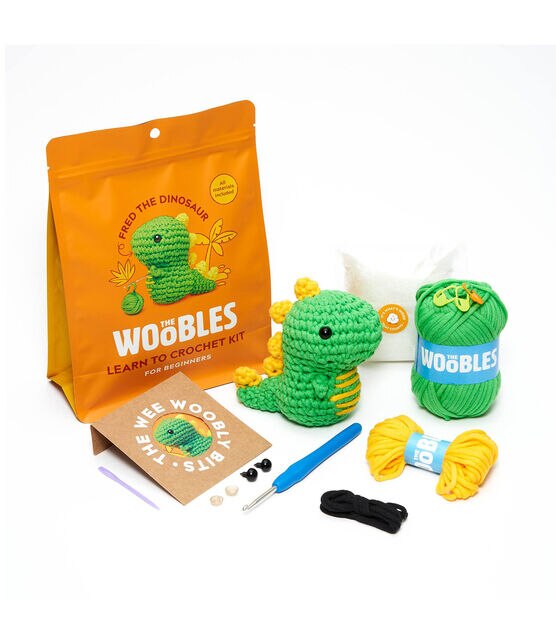 The Woobles 4.5 Fred the Dinosaur Crochet Kit