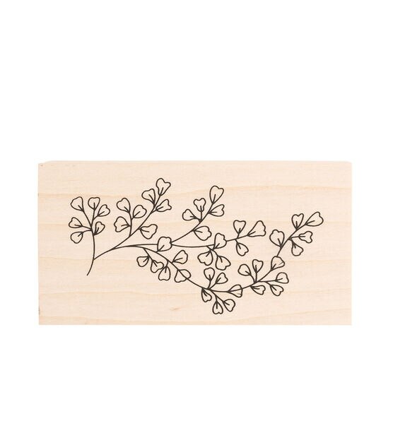 American Crafts Wooden Stamp Clovers