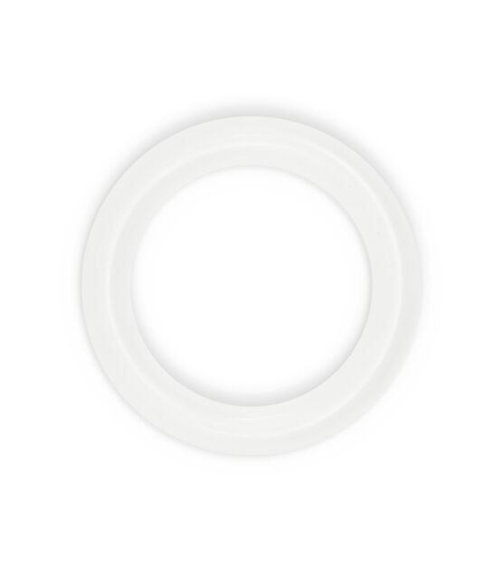 Dritz Home 1" White Plastic Rings 14pc, , hi-res, image 4