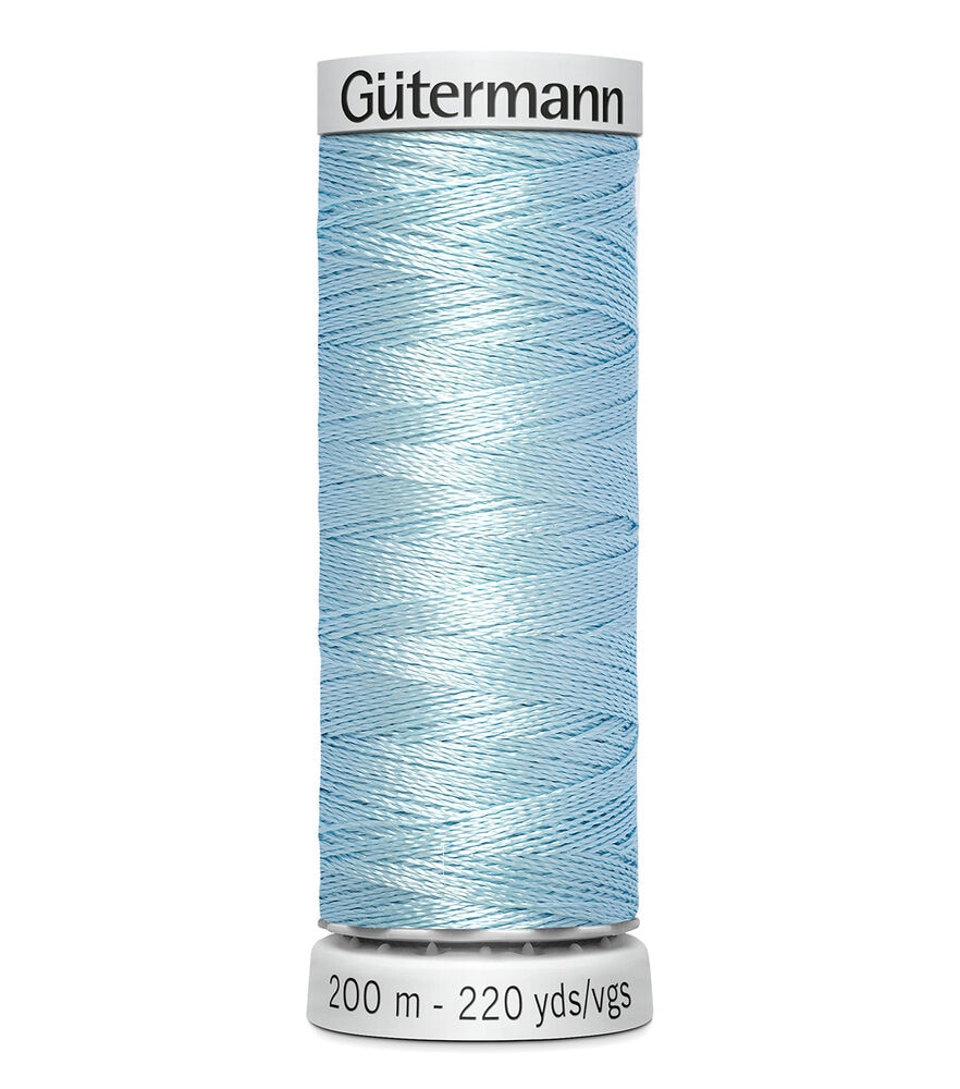 Gutermann 200M Dekor Thread, 6350 Lt. Blue, swatch