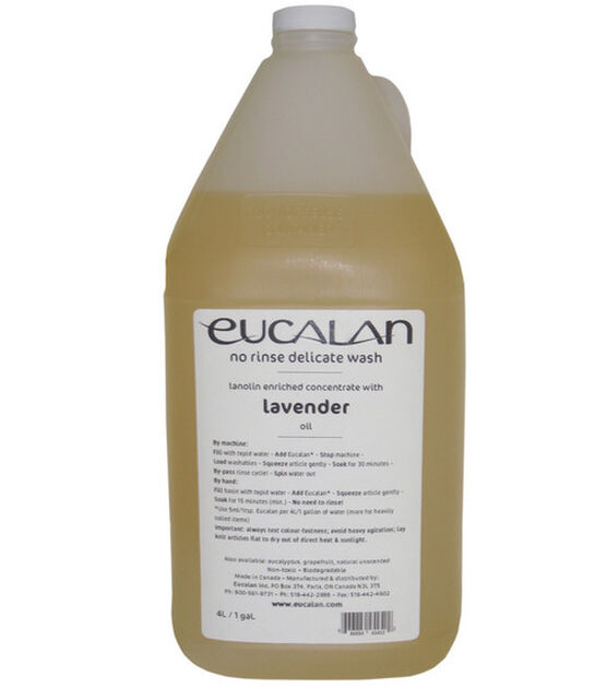 Eucalan Fine Fabric Wash 1gal Lavender