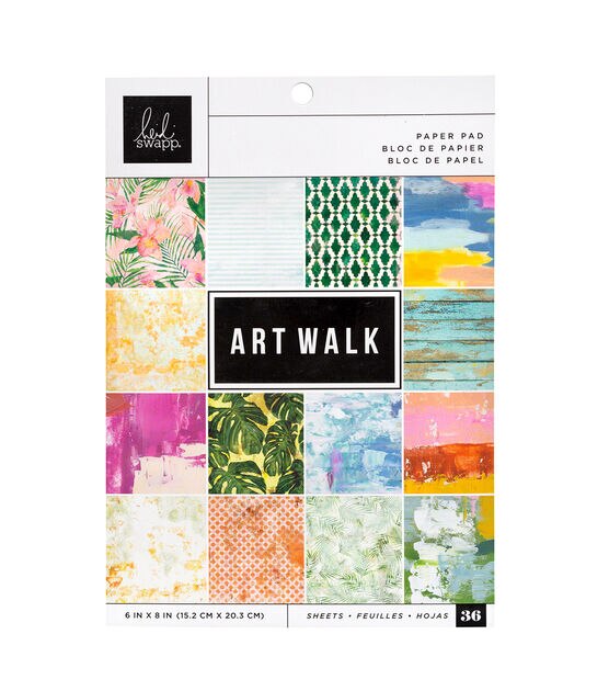 Heidi Swapp Art Walk 6X8 Paper Pad