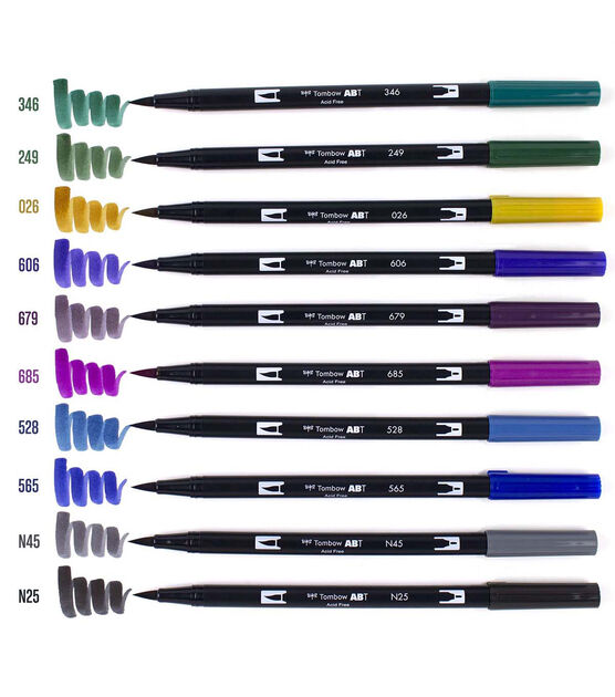 Tombow Dual Brush Pen Bohemian Set 10pc, , hi-res, image 5