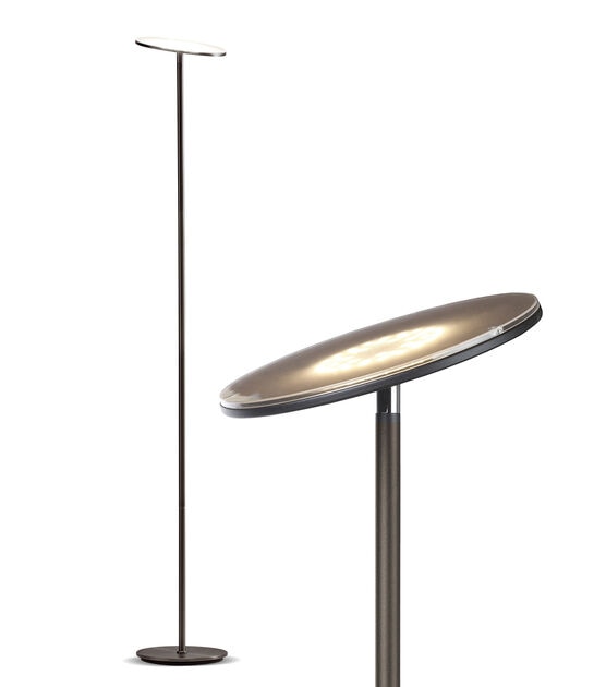 Brightech Sky LED Floor Lamp - Bronze