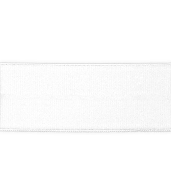 Dritz 1" Fold-Over Elastic, White, By the Yard, , hi-res, image 3