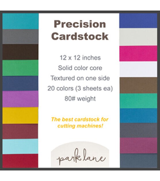 60 Sheet 12" x 12" Jewel Precision Cardstock Paper Pack by Park Lane, , hi-res, image 5