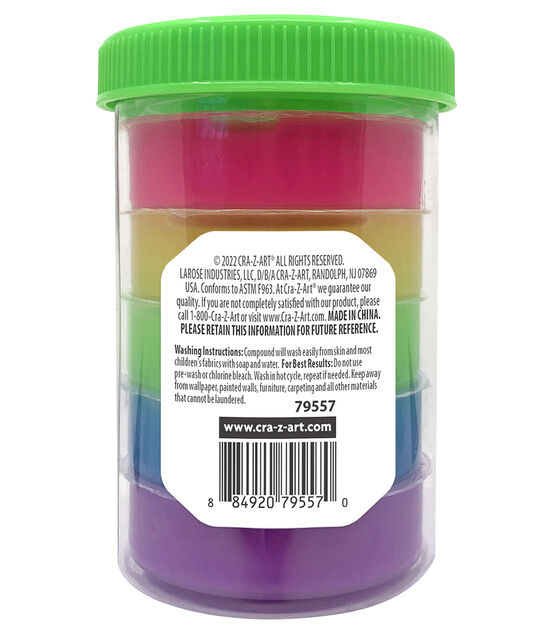 Cra-Z-Art 9.5oz Slimy Rainbow Glow, , hi-res, image 2