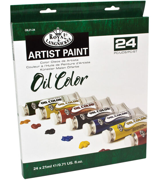 Royal & Langnickel 24 pk Oil Color Artist Paints Assorted Colors, , hi-res, image 2