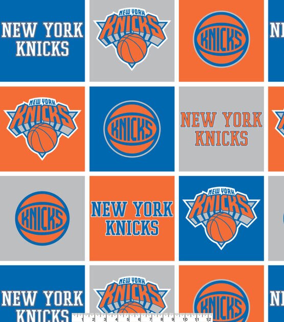 New York Knicks Fleece Fabric Block