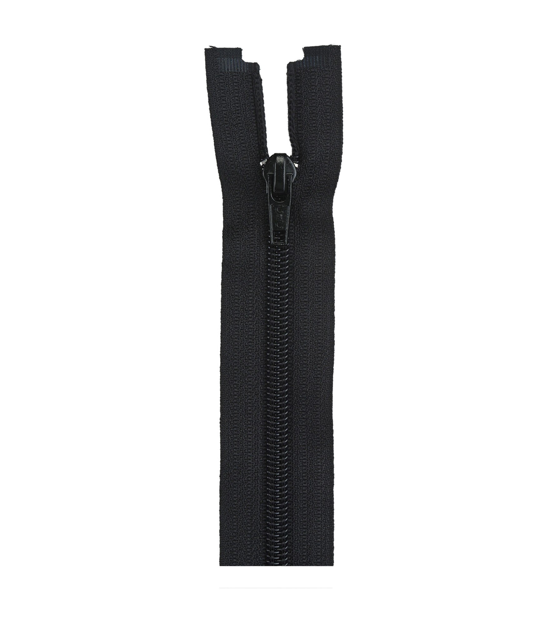 Coats & Clark Coil Separating Zipper 18", Black, hi-res