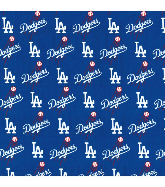 Fabric Traditions Los Angeles Dodgers Cotton Fabric Mascot Logo, , hi-res, image 2