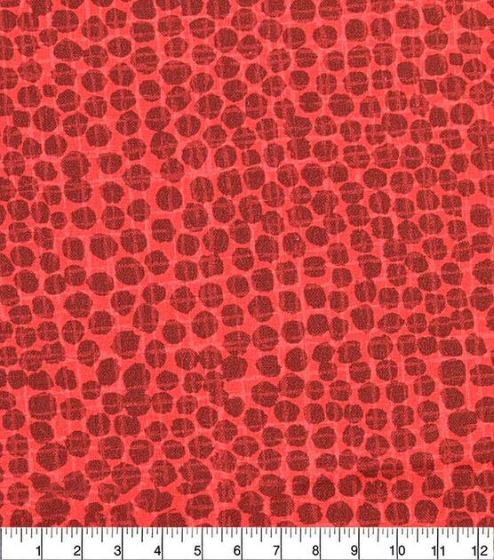 Red Paraiso Tonal Dots Quilt Cotton Fabric by Keepsake Calico, , hi-res, image 2