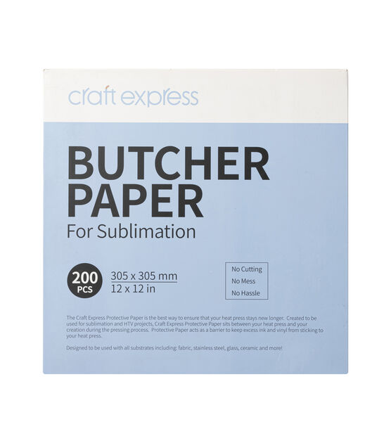 Craft Express Sublimation Butcher Paper, 12 x 12 | Michaels