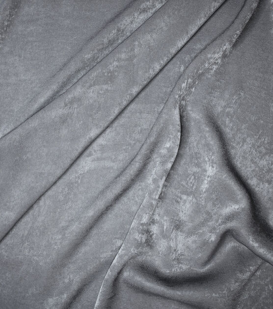 Dark Grey Brushed Faille Fabric, , hi-res, image 3