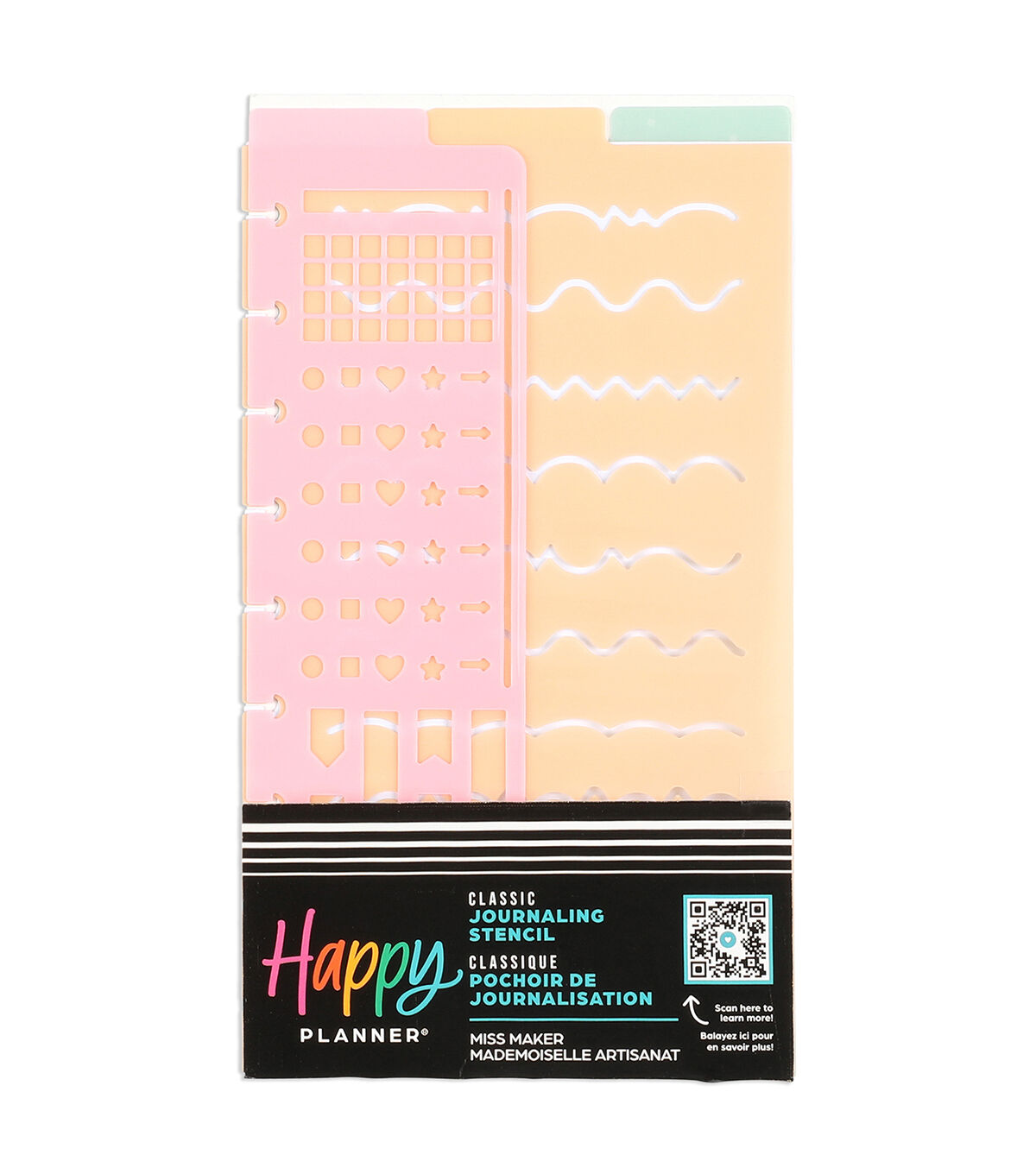 Happy Planner 3pk Miss Maker Snap in Journaling Stencil Bookmarks - Journal & Planner Accessories - Paper Crafts & Scrapbooking