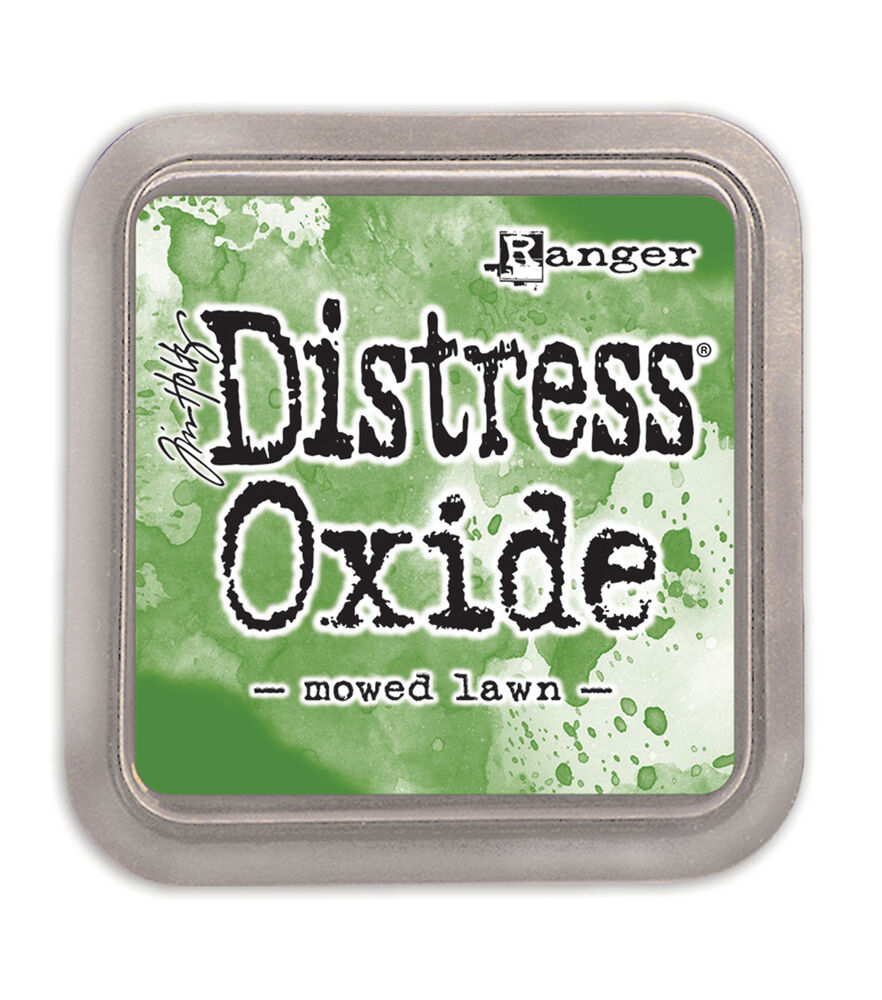Tim Holtz 3"x3" Distress Oxide Ink Pad, Mowed Lawn, swatch
