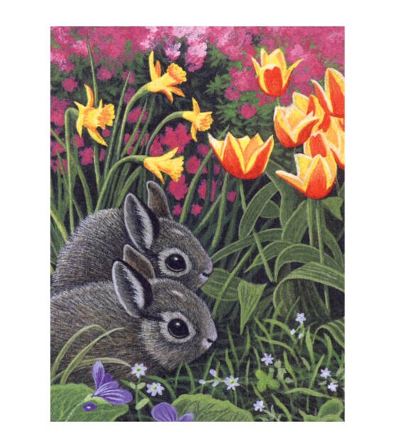 Royal Brush Junior Small Paint By Number Kit Spring Bunnies