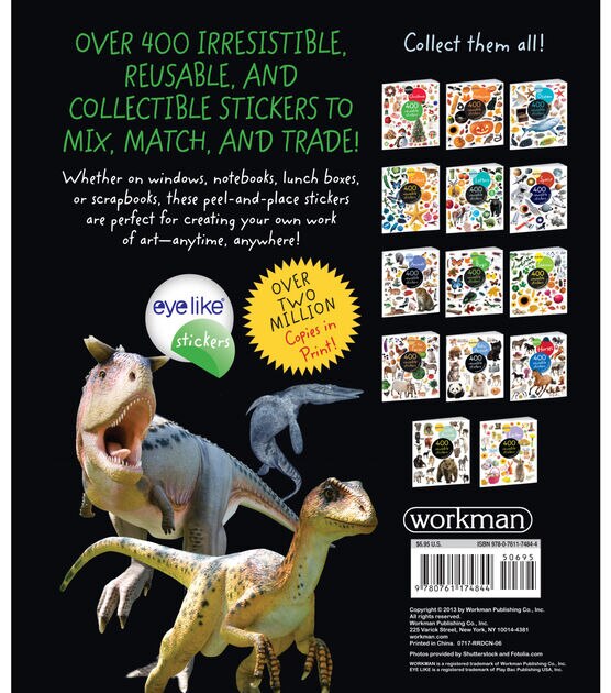 12 Sheet Dino Stickerbook by POP!