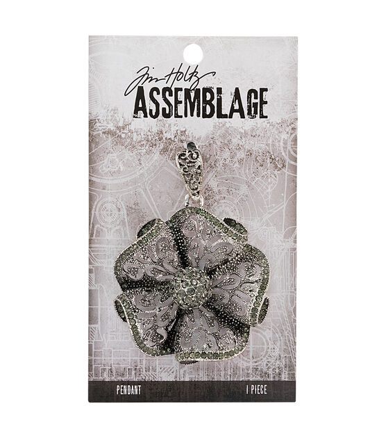 Tim Holtz Assemblage 3"" Milagros Antique Silver Charms