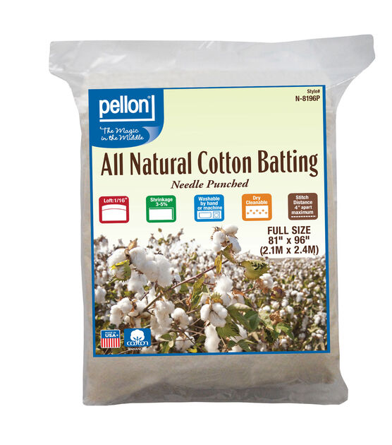 Pellon All Natural Cotton Batting Full
