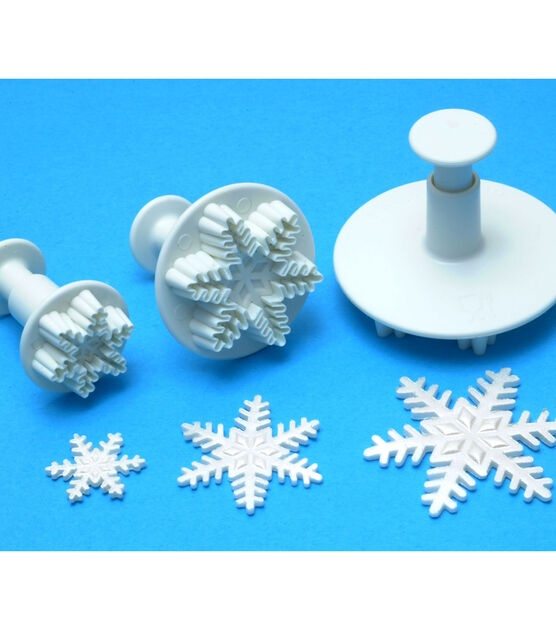 PME 3 Pack Plunger Cutters Snowflake