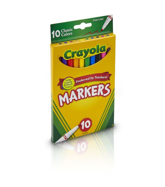 Crayola fine line markers pack of 10 Price : 10,000