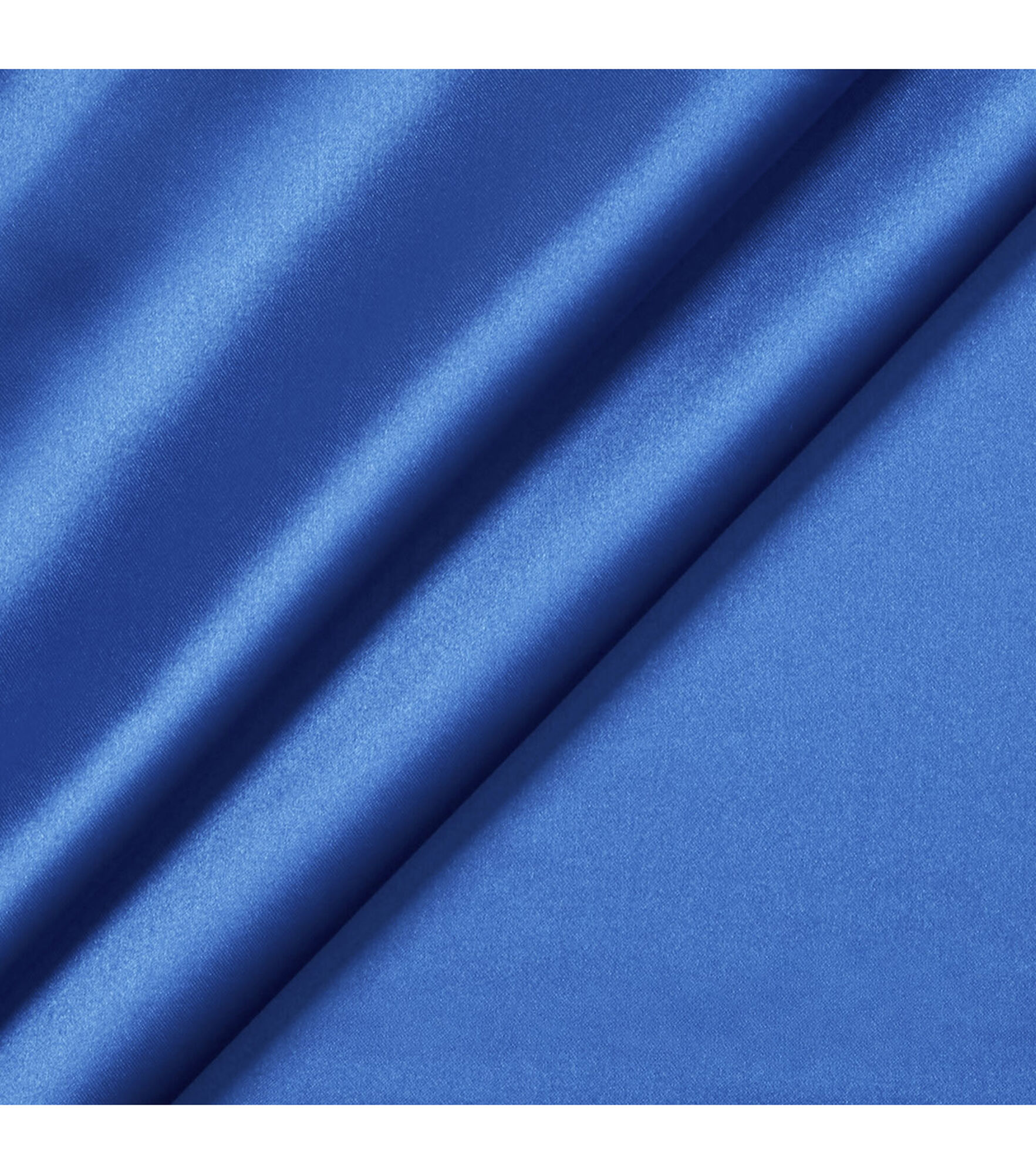 Glitterbug Satin Solid Fabric, Royal, hi-res