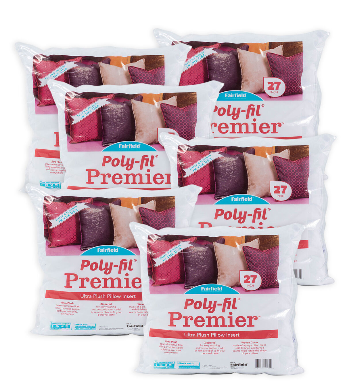 euro pillow inserts 27x27