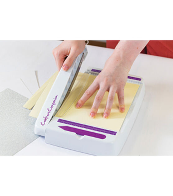 Crafter's Companion Professional Guillotine Small, White With Purple, , hi-res, image 5