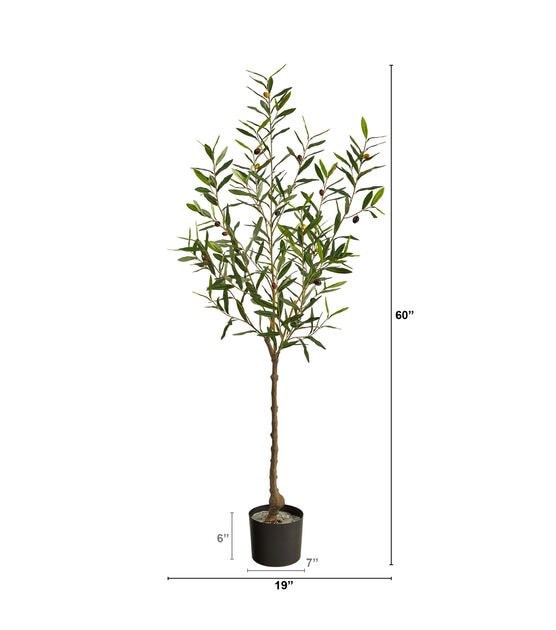 Nearly Natural 5ft. Olive Artificial Tree, , hi-res, image 2