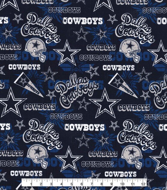 Fabric Traditions NFL Dallas Cowboys Retro Cotton Fabric