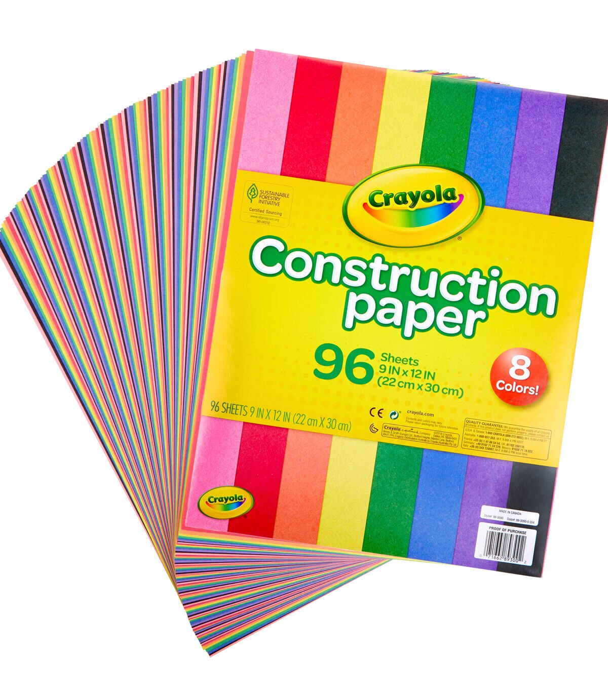 BAZIC 96 Sheets 9 X 12 Construction Paper Pad Assorted Colors Great for Creative Draw Cut Glue Fold 2-Pack Gift for Toddler Kids Classrooms School Home DIY Projects 