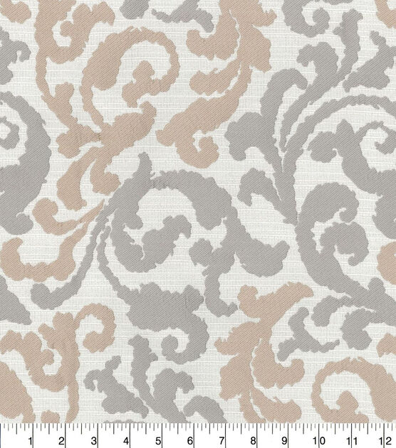 Kelly Ripa Multi Purpose Decor Fabric 58" Graceful Curves Linen