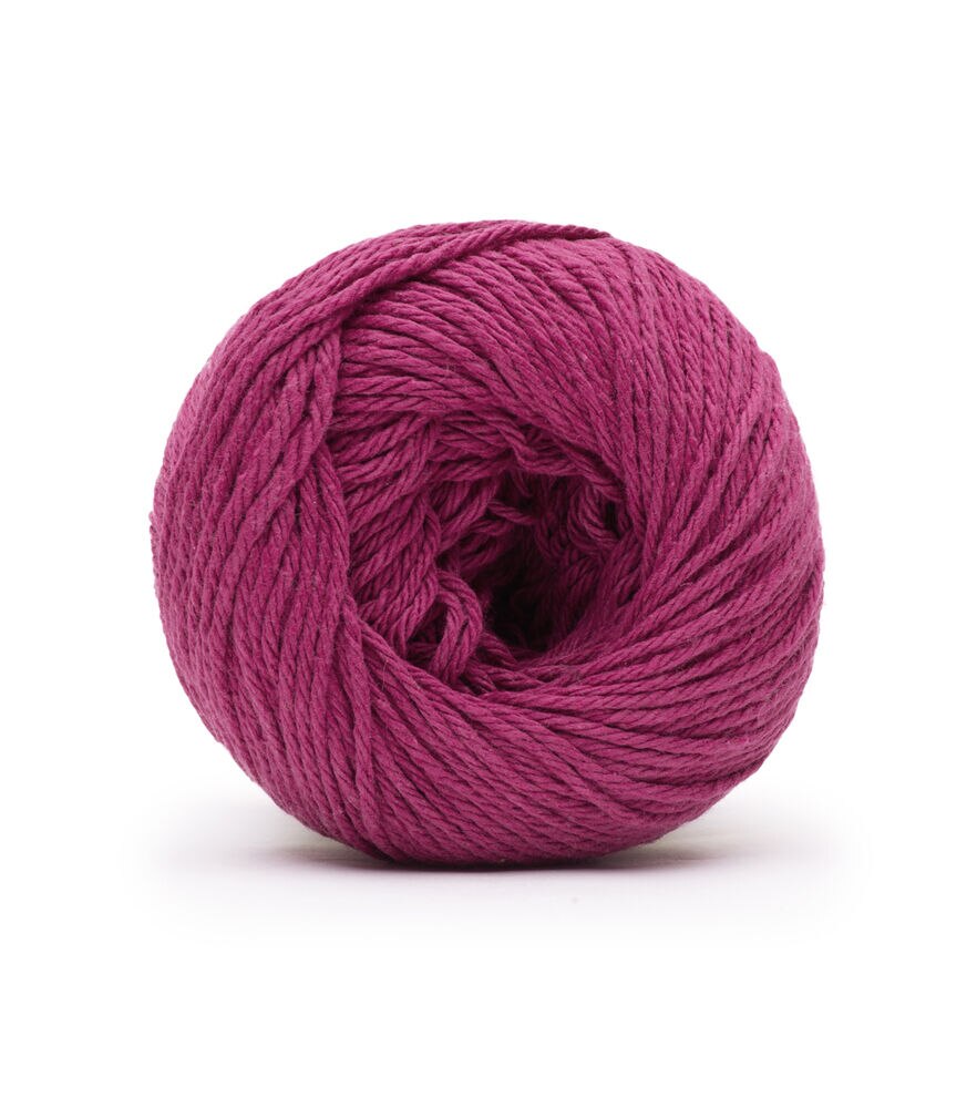 Lily Sugar'n Cream Super Size Worsted Cotton Yarn, Berry Crush, swatch, image 29