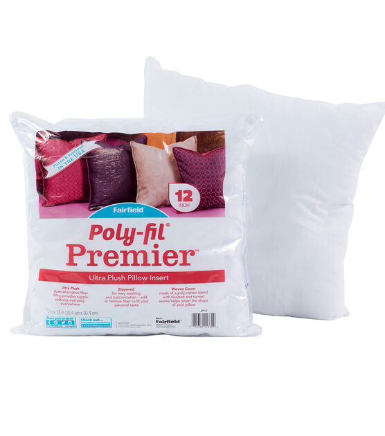 Poly Fil Premier 12x12" Small Accent Pillow Insert
