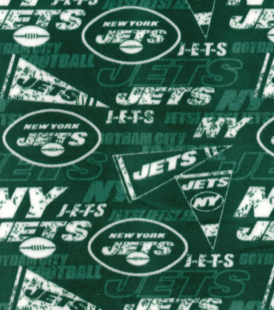 Fabric Traditions New York Jets Fleece Fabric Retro, , hi-res, image 2