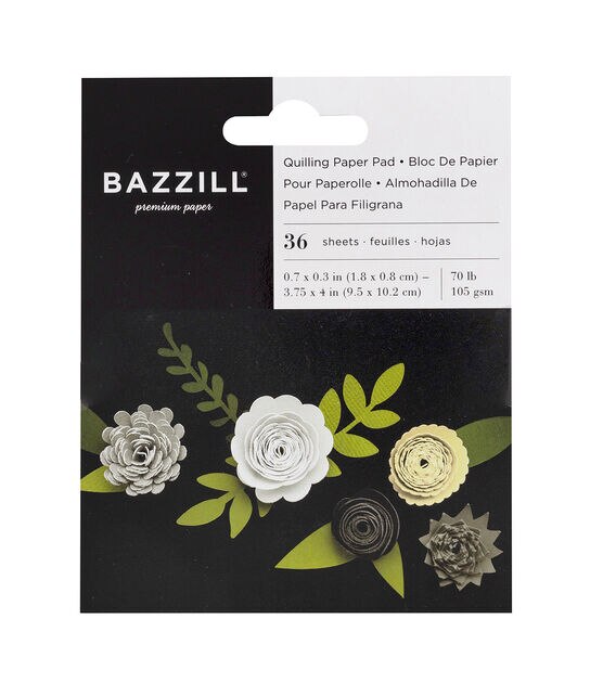 Bazzill Neutral Paper Quilling Pad
