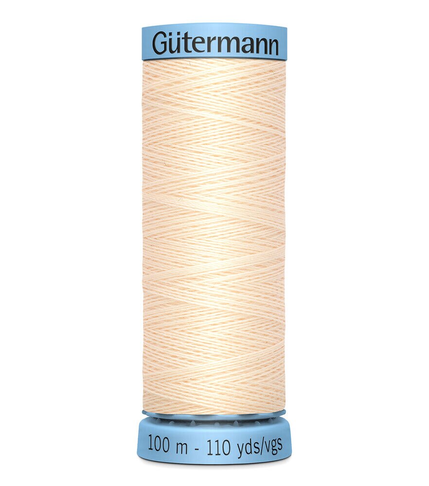 Gutermann Silk Thread, 414 Cream, swatch