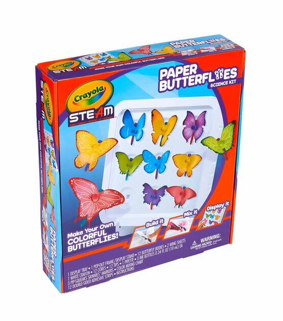 Crayola Paper Butterflies STEAM Science Kit, , hi-res, image 5
