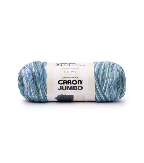 Caron Jumbo Print Yarn - Blue Raspberry